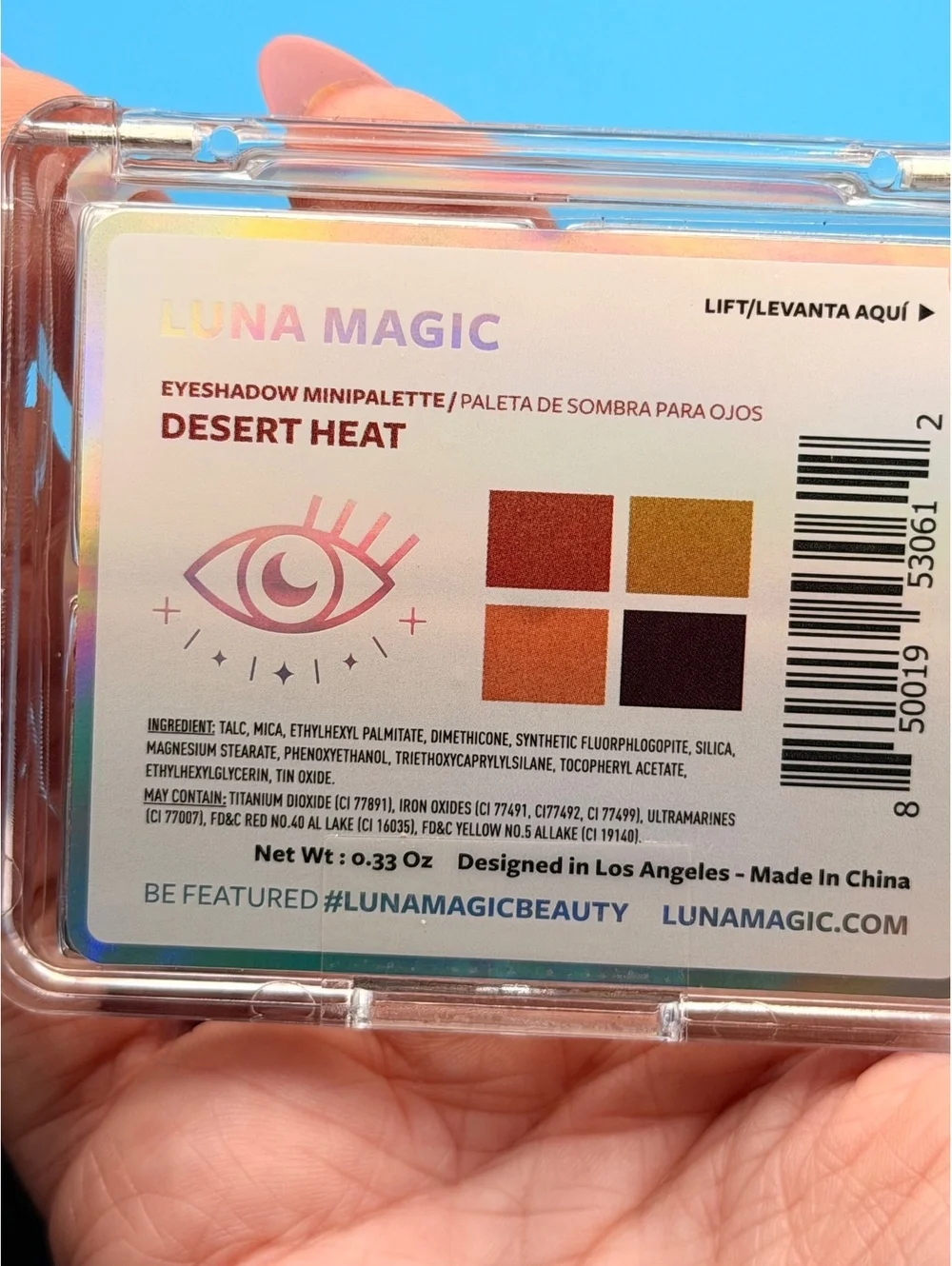 Luna Magic Desert Heat Eyeshadow Palette